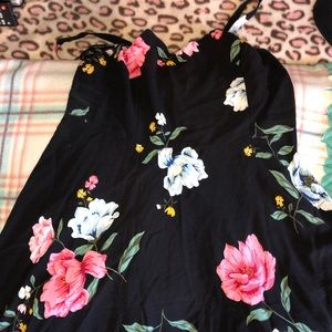 Floral spring/summer dress.